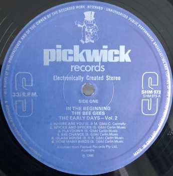 LP Bee Gees: In The Beginning - The Early Days Vol. 2