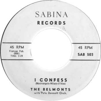 Album The Belmonts: I Confess 