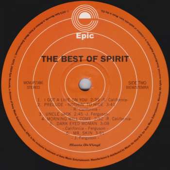 LP Spirit: The Best Of Spirit