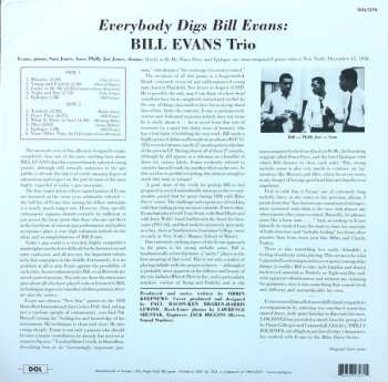 LP The Bill Evans Trio: Everybody Digs Bill Evans