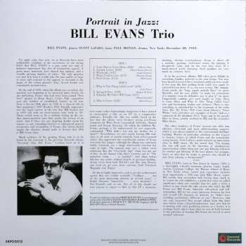 LP The Bill Evans Trio: Portrait In Jazz CLR