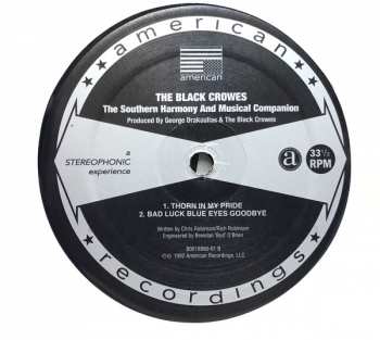 2LP The Black Crowes: The Southern Harmony And Musical Companion