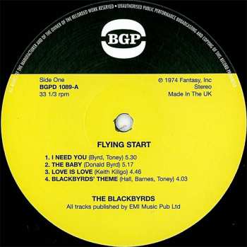 LP The Blackbyrds: Flying Start