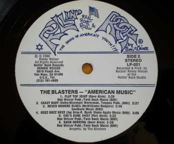 LP The Blasters: American Music LTD