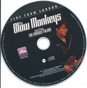 CD The Blow Monkeys: Live From London
