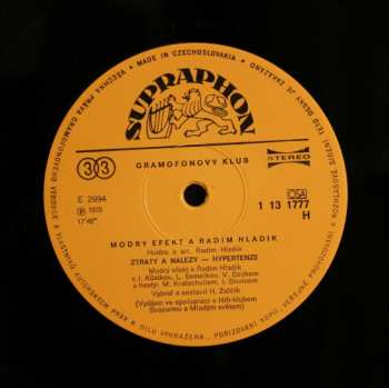 LP Radim Hladík: Modrý Efekt & Radim Hladík