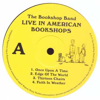 LP The Bookshop Band: Live In American Bookshops LTD