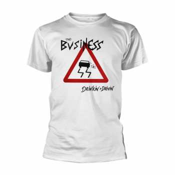Merch The Business: Camiseta Drinkin + Drivin (white)