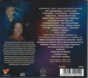 CD Carpenters: Live In Japan 1972