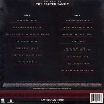 LP The Carter Family: American Epic: The Best of The Carter Family
