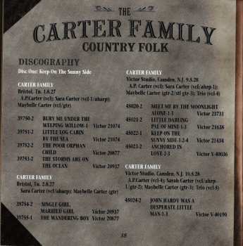 4CD/Caja The Carter Family: Country Folk