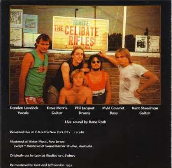 CD The Celibate Rifles: Kiss Kiss Bang Bang