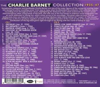 2CD Charlie Barnet And His Orchestra: The Charlie Barnet Collection 1935-47