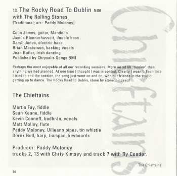 CD The Chieftains: The Long Black Veil