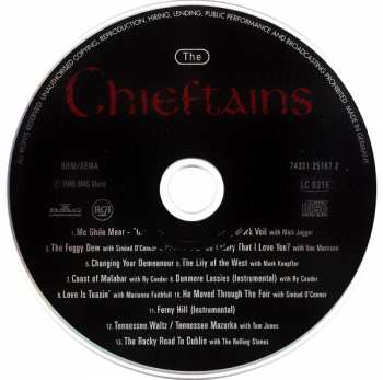 CD The Chieftains: The Long Black Veil