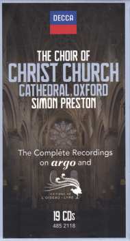 19CD/Caja The Choir Of Christ Church Cathedral: The Complete Recordings On Argo And L'Oiseau Lyre LTD