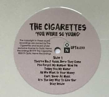 2LP The Cigarettes: You Were So Young CLR