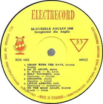 LP The Clive Allan Orchestra And Singers: Șlagărele Anului 1968