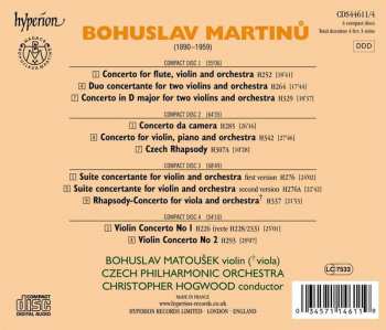 4CD/Caja Bohuslav Martinů: The Complete Music For Violin And Orchestra