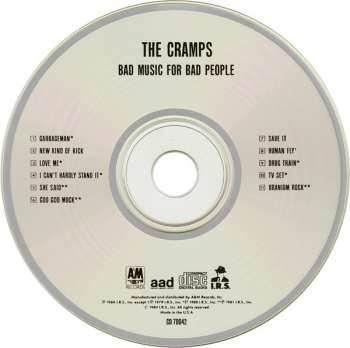 CD The Cramps: Bad Music for Bad People