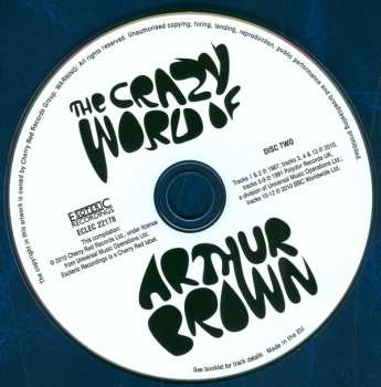 2CD The Crazy World Of Arthur Brown: The Crazy World Of Arthur Brown DLX