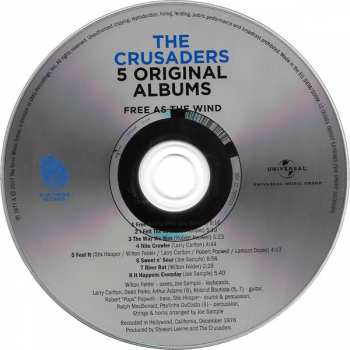 5CD/Caja The Crusaders: 5 Original Albums 