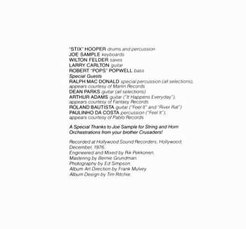 CD The Crusaders: Free As The Wind