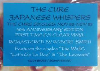LP The Cure: Japanese Whispers - The Singles: Nov 82 - Nov 83 CLR