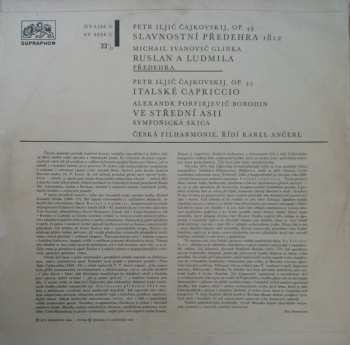LP The Czech Philharmonic Orchestra: Slavnostní Předehra 1812 / Italské Capriccio / Ruslan A Ludmila - Předehra / Ve Střední Asii