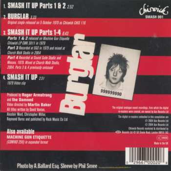 CD The Damned: Smash It Up