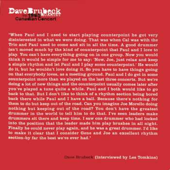 CD The Dave Brubeck Quartet: The 1965 Canadian Concert 