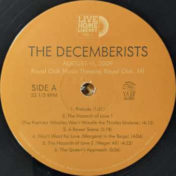 2LP The Decemberists: Live Home Library Vol. I 