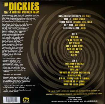 LP The Dickies: 1977 - A Night That Will Live In Infamy  CLR | LTD
