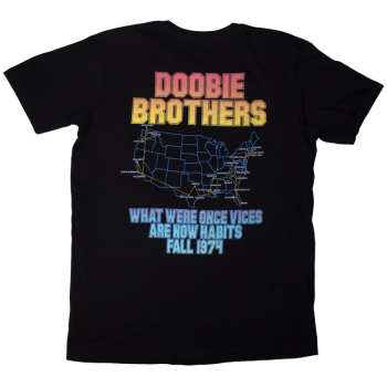 Mercancía The Doobie Brothers: The Doobie Brothers Unisex T-shirt: Eagle (black) (back Print) (small) S