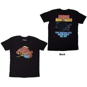Mercancía The Doobie Brothers: The Doobie Brothers Unisex T-shirt: Eagle (black) (back Print) (small) S