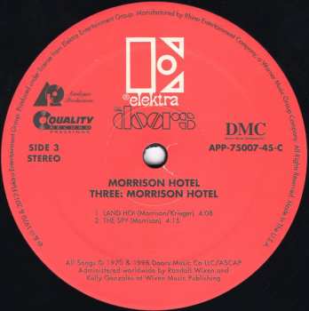 2LP The Doors: Morrison Hotel