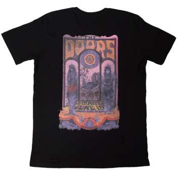 Mercancía The Doors: The Doors Unisex T-shirt: Pink Orange (black) (back Print) (small) S