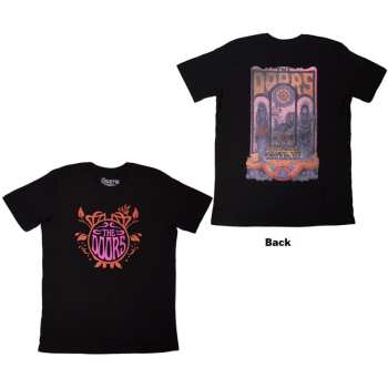 Mercancía The Doors: The Doors Unisex T-shirt: Pink Orange (black) (back Print) (small) S