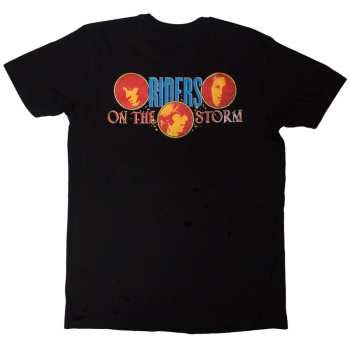 Mercancía The Doors: The Doors Unisex T-shirt: Riders On The Storm (black) (back Print) (small) S
