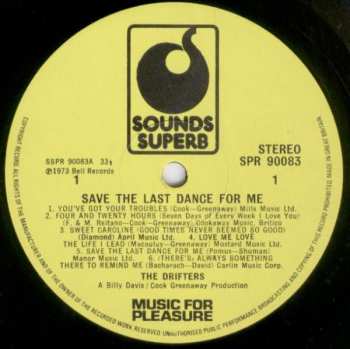 LP The Drifters: Save The Last Dance For Me