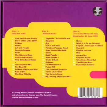 3CD/Caja The Durutti Column: Obey The Time DLX