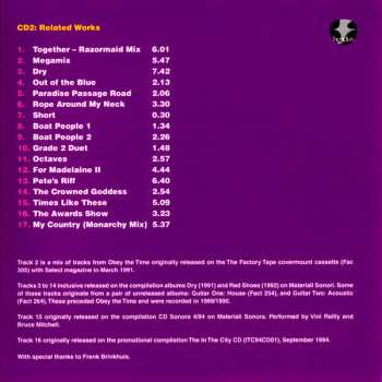 3CD/Caja The Durutti Column: Obey The Time DLX