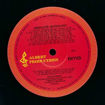 2LP The Easybeats: Absolute Anthology 1965 To 1969