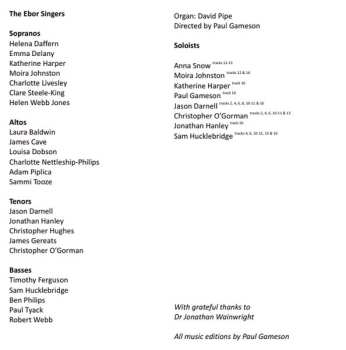 CD The Ebor Singers: Music For Troubled Times: The English Civil War & Siege Of York