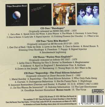 4CD/Caja The Edgar Broughton Band: Speak Down The Wires: The Recordings 1975-1982