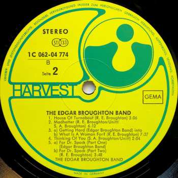 LP The Edgar Broughton Band: The Edgar Broughton Band