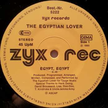 LP Egyptian Lover: Egypt, Egypt