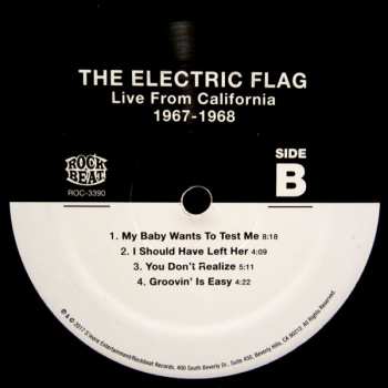 2LP The Electric Flag: Live From California 1967-1968