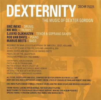 CD The Eric Ineke Jazzxpress: Dexternity - The Music Of Dexter Gordon