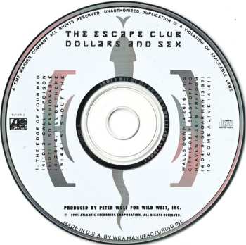 CD The Escape Club: Dollars And Sex